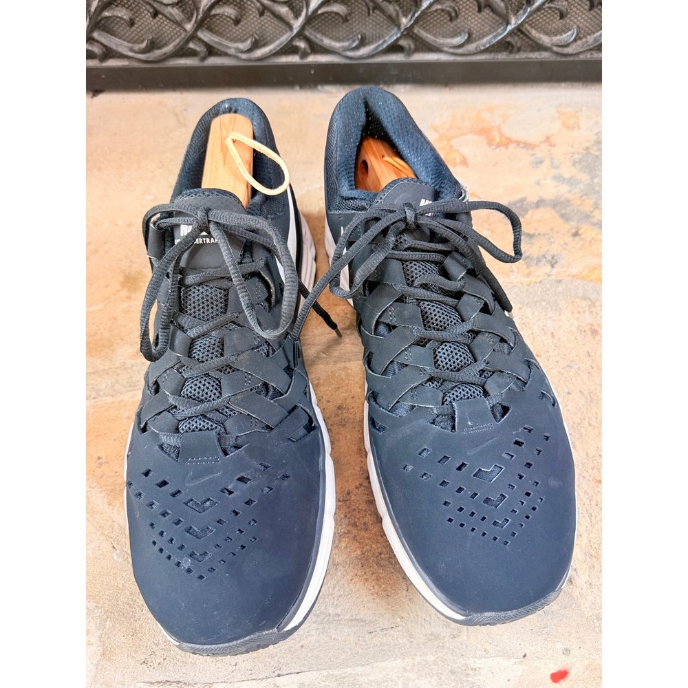 Nike Lunar Fingertrap TR Training Shoes Black White Men's Size 13 Lunarlon
